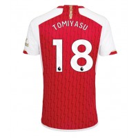 Arsenal Takehiro Tomiyasu #18 Hjemmedrakt 2023-24 Kortermet